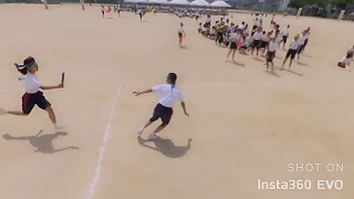 【insta360】2019　中学校　体育祭　全学年選抜リレー！