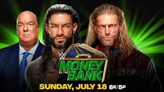 WWE ROMAN REIGNS VS EDGE  ---- MONEY IN THE BANK 2021