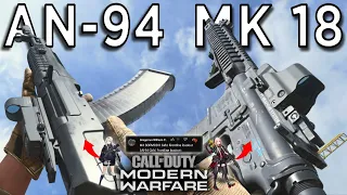 Recreate the DD MK 18 Mod 1 & AN-94 from the Girls' Frontline on Modern Warfare PS5 Gameplay