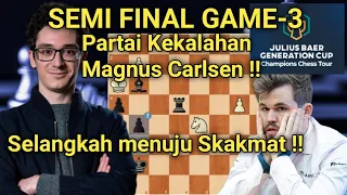 Partai Kekalahan Magnus Carlsen di Champions Chess Tour 2023 !!