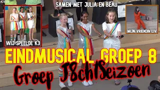 EINDMUSICAL Groep 8, titel;Groep J8chtSeizoen, eind musical IKC klimboom 2021-2022 Zoetermeer  #2639