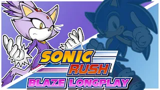 Sonic Rush Longplay - Blaze's Story & Super Fight - No Commentary