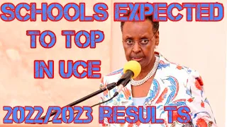 UNEB release of 2022/23 UCE results. Schools expected to top in UCE results 2022/23 results.