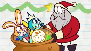 "All I Want for Christmas Is a Feud" | Pencilmation Cartoons!