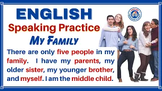 About My Family | English Language Fluency Listening and Speaking Practice (with Quiz)