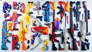 Collecting 7 Sniper Gun 3 Nerf Mega NERF CYCLONESHOCK Thunderbow AK47 M16 Barret Sniper Gun