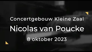 8 oktober 2023 Nicolas van Poucke in het Concergebouw