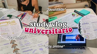 study vlog universitário | resumos, estudo e organização 🖇️📚