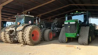 Tratores Jhon Deere 9RX 640 e Fendt 942 vario! duas máquinas brutas top!