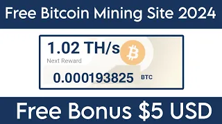 Free Bitcoin mining Site 2024 | Free BTC earning website | free Bitcoin earning site today