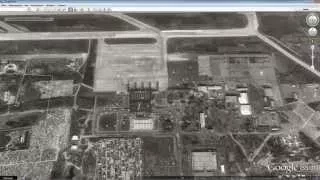 Донецкий аэропорт на карте Google Планета Земля