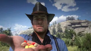 POV Arthur Morgan offers you a snack