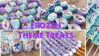 FROZEN DIPPED DESSERTS ( CAKEPOPS, Rice Krispies, OREOS =, MARSHMALLOW POPS, STRAWBERRIES PRETZELS)