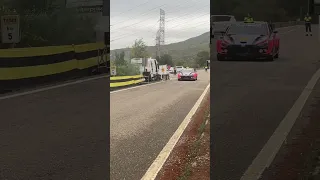 WRC car start and launch (Thierry Neuville Hyundai i20 Rally1) Rally Catalunya