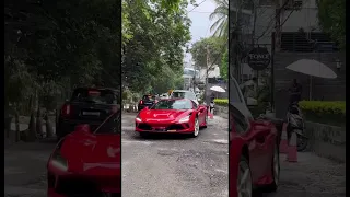 Ferrari Struggling On Indian Roads #hyderabad #youtube #shorts #india #ferrari #offroad #cars #car