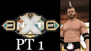 NXT Bull Dog Brian’s  journey to becoming NXT Champion Pt1 vs Ricochet #wwe2k24