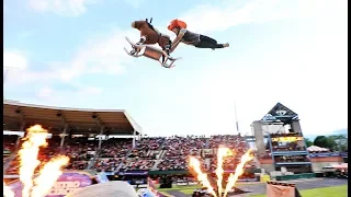 TOY HORSE vs MEGA RAMP!