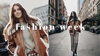 come with me to new york fashion week | vlog