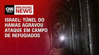 Israel: Túnel do Hamas agravou ataque em campo de refugiados | LIVE CNN