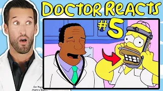 ER Doctor REACTS to Hilarious Simpsons Medical Scenes #5