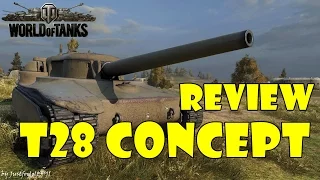 World of Tanks - T28 Concept Review & Gameplay