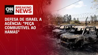 Defesa de Israel a agência: "Peça combustível ao Hamas" | CNN PRIME TIME