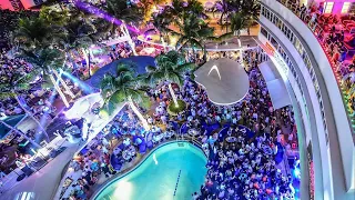 Clevelander, South Beach Miami - projection mapping