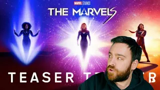 The Marvels (2023) Teaser Trailer Reaction! Marvel Studios!