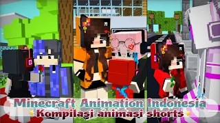 minecraft animation indonesia || Michanmew989 || kompilasi animasi shorts minecraft ✨