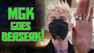 Machine Gun Kelly Aggressively Confronts Videographer At LAX