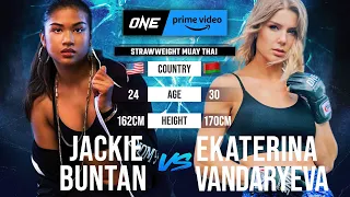 These Muay Thai Beauties WENT ALL OUT 🤩🔥👊 Buntan vs. Vandaryeva