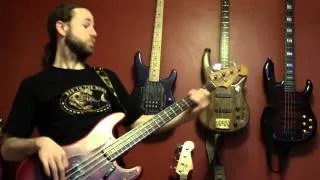 MATHIEU LEGER PLAYS "GREEN RIVER" CCR (BASS COVER)