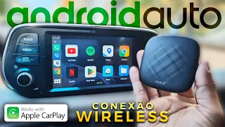 ANDROID AUTO e APPLE CARPLAY SEM FIOS! YOUTUBE, NETFLIX, AMAZON VIDEO NO CARRO!