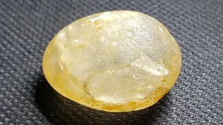 yellow diamond bruto natural uncut