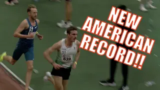 Woody Kincaid COMES FROM BEHIND To Break Grant Fisher's 5k American Record In 12:51!