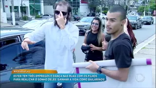 Rodrigo Faro apronta várias com a família dança e até participa de coreografia no farol