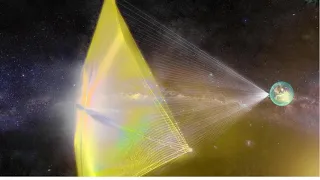 Tiny laser-propelled spaceships could travel to the far reaches of the solar system and beyond