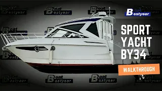 Small but mighty! Walkthrough of Bestyear Aluminum Sport Yacht BY34