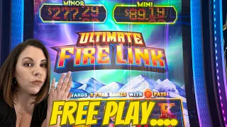 💥 ULTIMATE FIRE LINK & My Free Play Theory! Part 1 #slot #casino #gambling