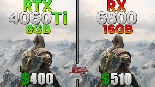 RTX 4060 Ti vs RX 6800 - Tested in 15 games