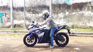 Bahas Ergonomi dan Posisi Penumpang di Yamaha YZF R25 Old 2015