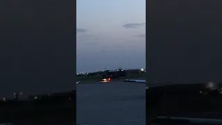 UH-60L Blackhawk taking off from Max Westheimer airport (Norman, OK) for an evening flight