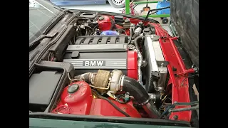 BMW E34 M50B25 turbo. Javított / Repaired.