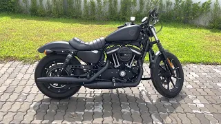 HD Iron 883 Sportster 2021 Stock Exhaust Sound Check