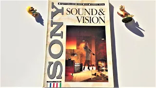 Sony catalog 1989-1990 Sound & Vision General Audio Top Hi-Fi System Video Recorder TV Tape Walkman