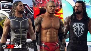 WWE 2K24 - Seth Rollins '15, Randy Orton '15 & Roman Reigns '15 Entrances! (PS5)