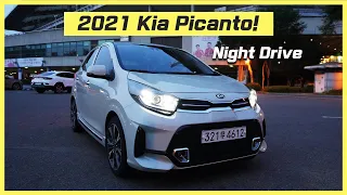 Let’s drive the 2021 New Kia Picanto! Is it fast? Efficient? Roomy? Let’s go for a night drive!