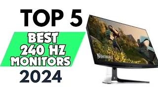 Top 5 Best 240HZ Monitors of 2024 [don’t buy one before watching this]