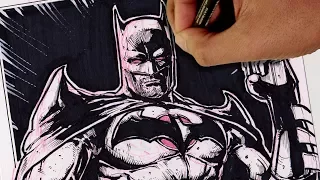 DRAWING THOMAS WAYNE BATMAN (REBIRTH) - ORIGINAL ART CONTEST WINNER!