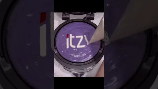 ITZY 로고 만들기   Making ITZY Logo Waffle